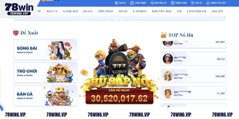 Bắt đầu hành trình cá cược trực tuyến tại 78WIN