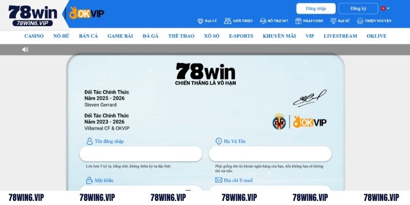 Bật mí cách khắc phục tình trnagj đăng ký 78WIN bị lỗi