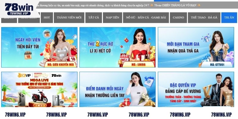 Cách nhận khuyến mãi 78WIN nhanh chóng nhất
