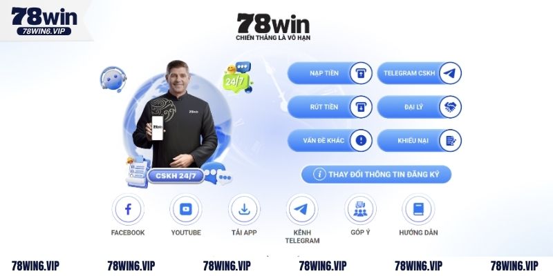 Những ưu điểm về dịch vụ khách hàng tại 78WIN